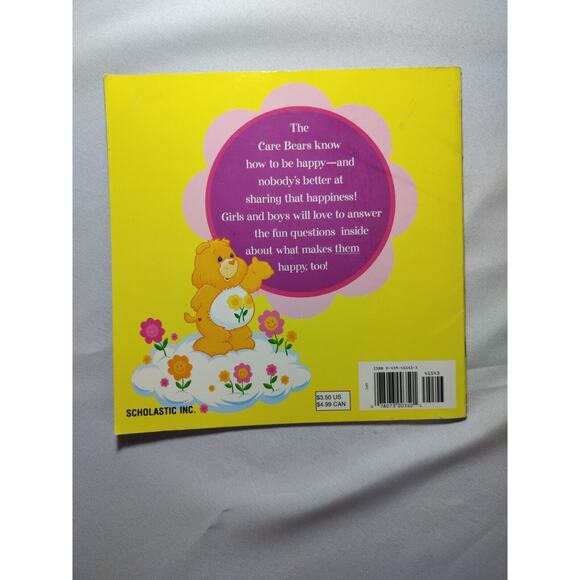 ORIGINAL Vintage 2002 Care Bears What Makes You Happy Paperback Book - Picture 11 of 12